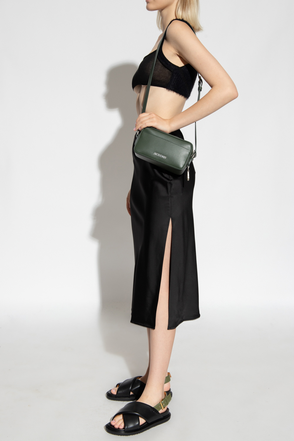 Black 'Notte' satin skirt Jacquemus - Vitkac AS